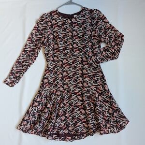 Reiss Multicolor Abstract Mini Dress